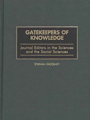cover image of Gatekeepers of Knowledge